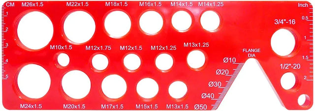 Bolt Pitch & Sizing Gauge Flange Diameter Gauge - PKTool