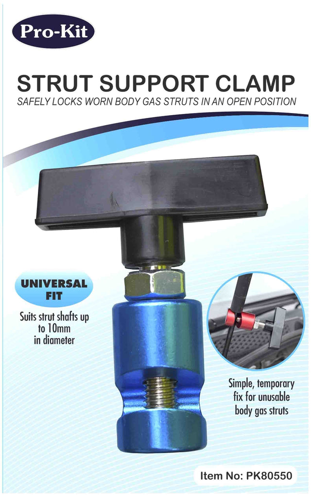 Bonnet, Tailgate & Boot Strut Locking Clamp - Pro-kit