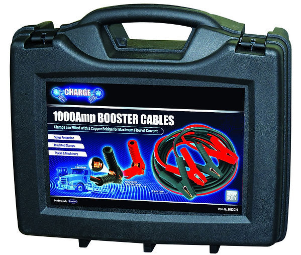 Booster Cable Computer Safe With Bridging Strap 1000AMP - Charge