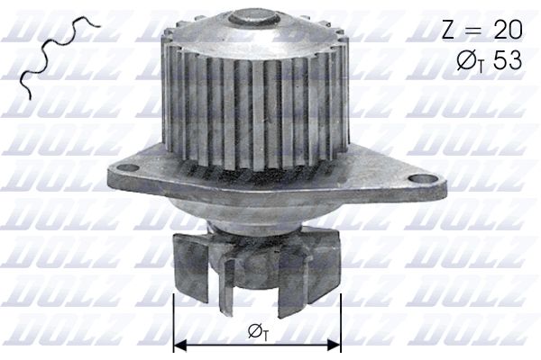 Citroen TU3FJ2 Water Pump 20T C110DZ - Austral | Universal Auto Spares