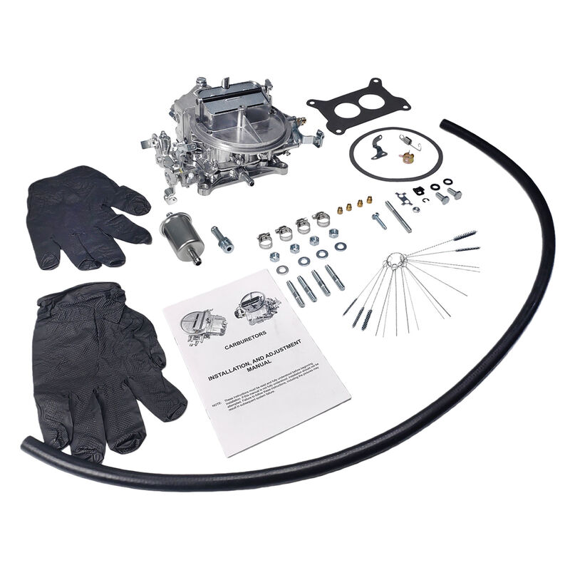 2 Barrels Carburetor 500 CFM 2BBL Manual Choke Fit For Holley FR-4412S - Machter