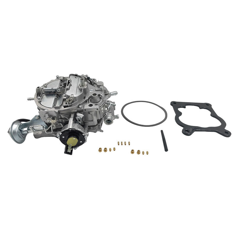 Quadrajet 4 BBL Carburetor With Gasket Fit For Rochester 305-350 Engines 650 CFM Electric Choke CAB-CV002 - Machter