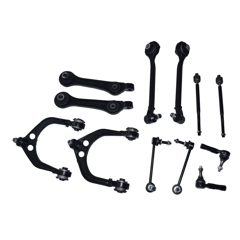 12 x Front Lower & Upper Control Arm Kits Fit For Chrysler 300 C LE LX 2004-2012 3.0L CAKIT-CR001 - Machter