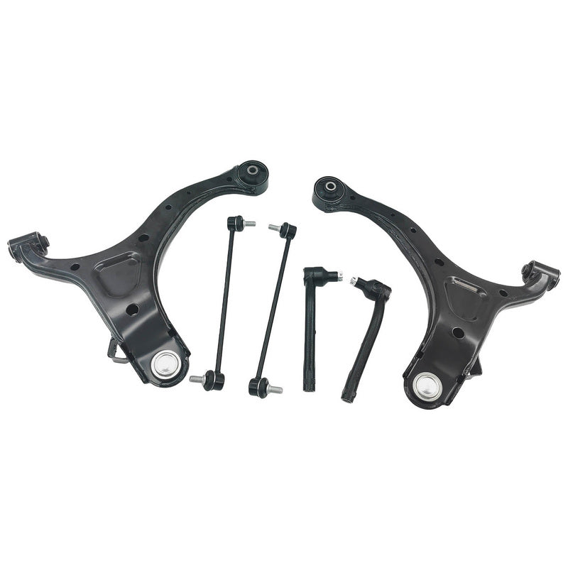 6 x Lower Front Control Arm & Sway Bar End Link Fit For Hyundai Santa Fe CM FWD AWD 2006-2012 CAKIT-HY001 - Machter