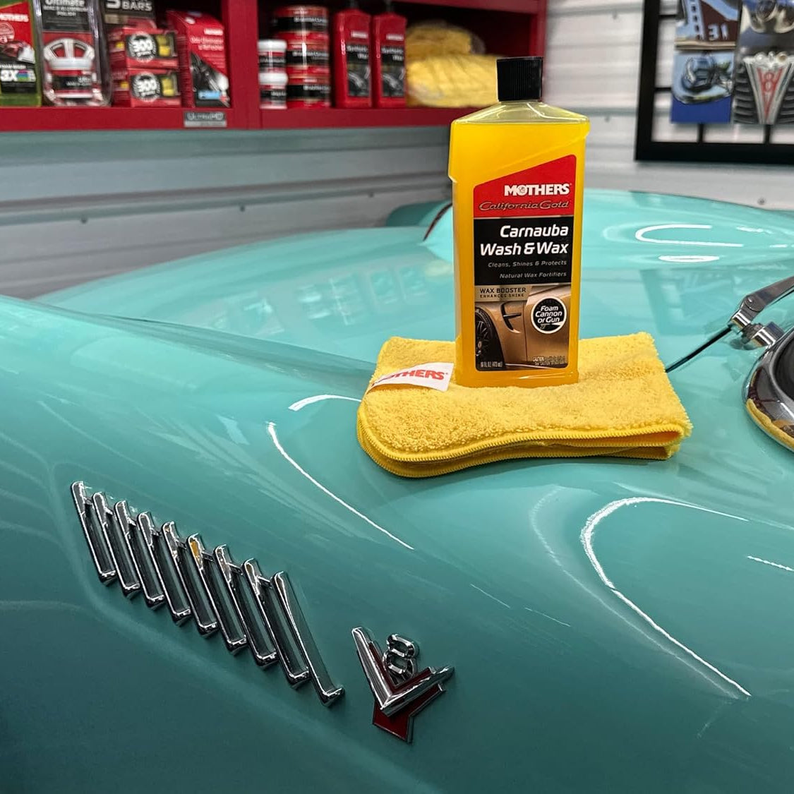 CALIFORNIA GOLD® CARNAUBA WASH & WAX 473mL - Mothers