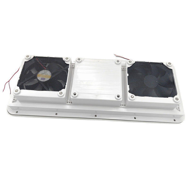 12V Fridge Vent With Fan RV Trailer Caravan Side Air Outlet Ventilation Exhaust Fan CF-003 - Machter