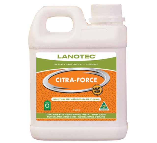 Citra-Force Concentrate Cleaner Degreaser 1L - Lanotec