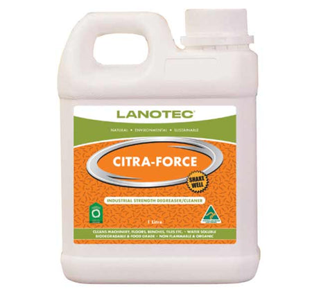 Citra-Force Concentrate Cleaner Degreaser 1L - Lanotec