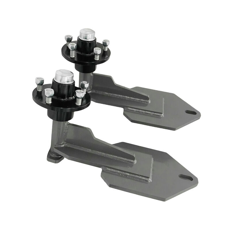 Pair 5 Lug Shipping Container Wheels With Hub 5x4.75 Fit For 20ft & 40ft Container For Holden HQ Stud Pattern CH005-2PCS - Machter