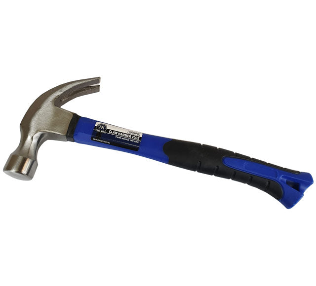 Claw Hammer with Fibreglass Handle 20oz 567g - Tool King