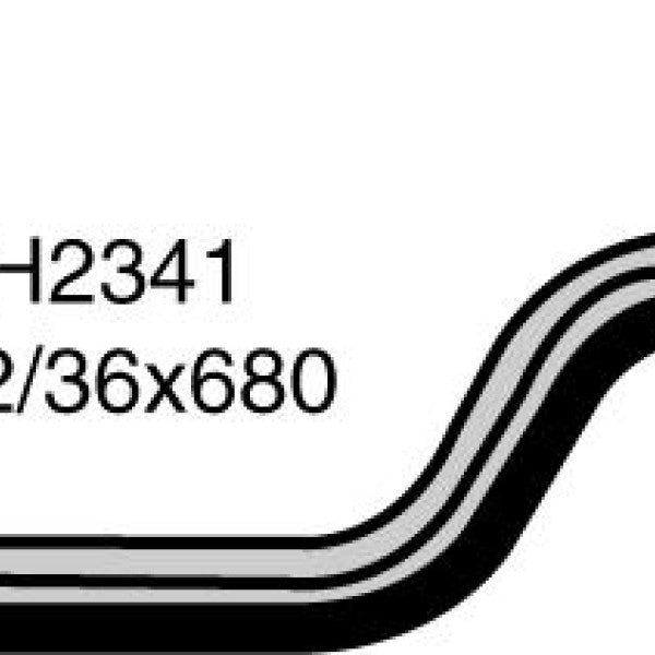 Hose - Bottom AUDI 4000SE CH2341 - MACKAY