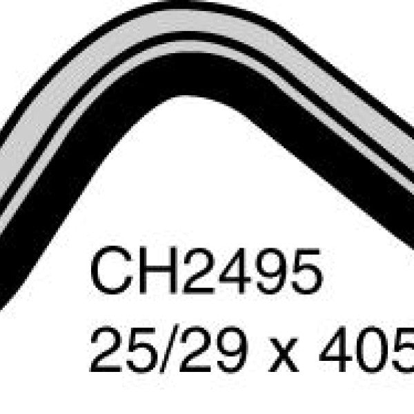 Hose - Bottom MAZDA 121 1.3L B3 & 1.5L B5 CH2495 - MACKAY