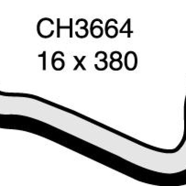 Hose - Heater NISSAN Navara 2.4L KA24E CH3664 - MACKAY