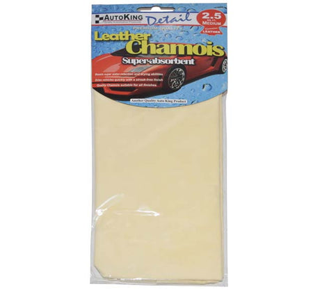 Natural Leather Chamois Amber Quality 2.5sq/ 3.5sq/ 4.5sq FT - AUTOKING | Universal Auto Spares