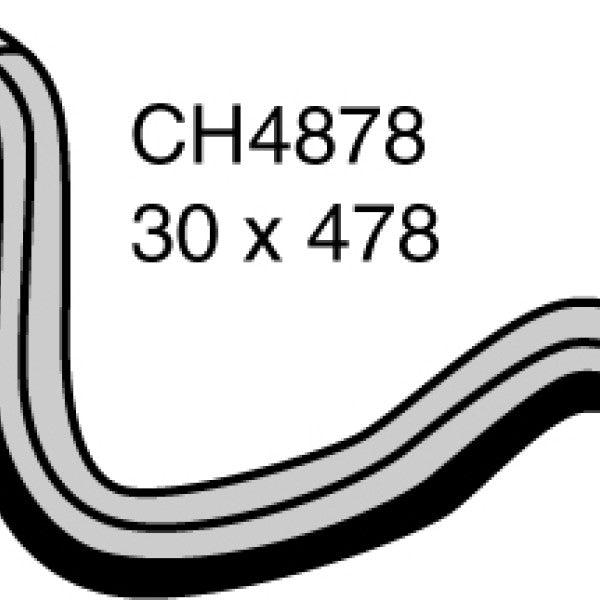 Hose - Top TOYOTA 1NZ FXE PRIUS 01-03 CH4878 - MACKAY