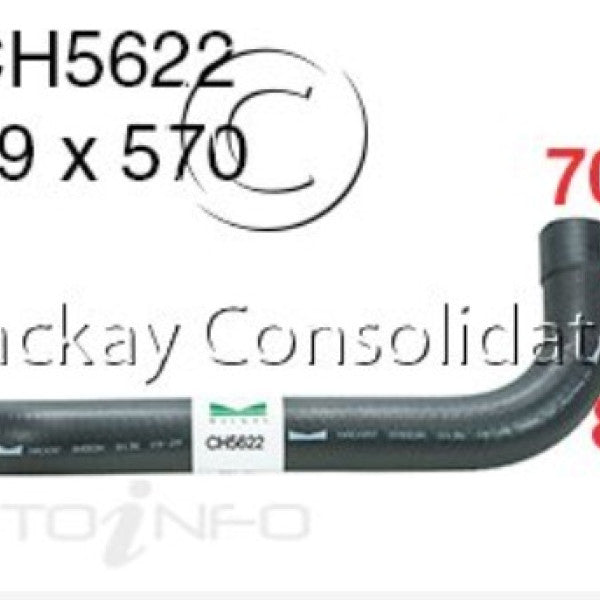 Hose - Bottom AUSTIN HEALEY 2.9L 6 CYL OHV CH5622 - MACKAY