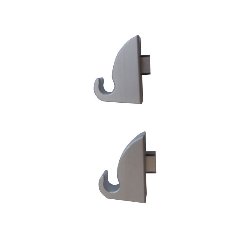 2 x Sunvisor Bracket Clip Fit For Holden Commodore VB VC VH VK VL Silver CLIP-VB001silver - Machter