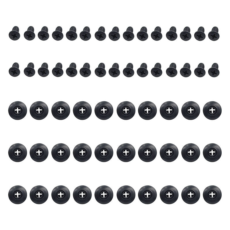 190Pcs Car Body Trim Clips Retainer Rivets Screw Panel Push Fastener Bumper CLIPKIT-001 - Machter
