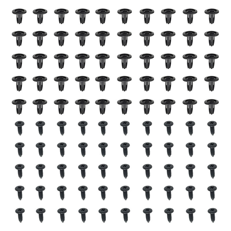 190Pcs Car Body Trim Clips Retainer Rivets Screw Panel Push Fastener Bumper CLIPKIT-001 - Machter