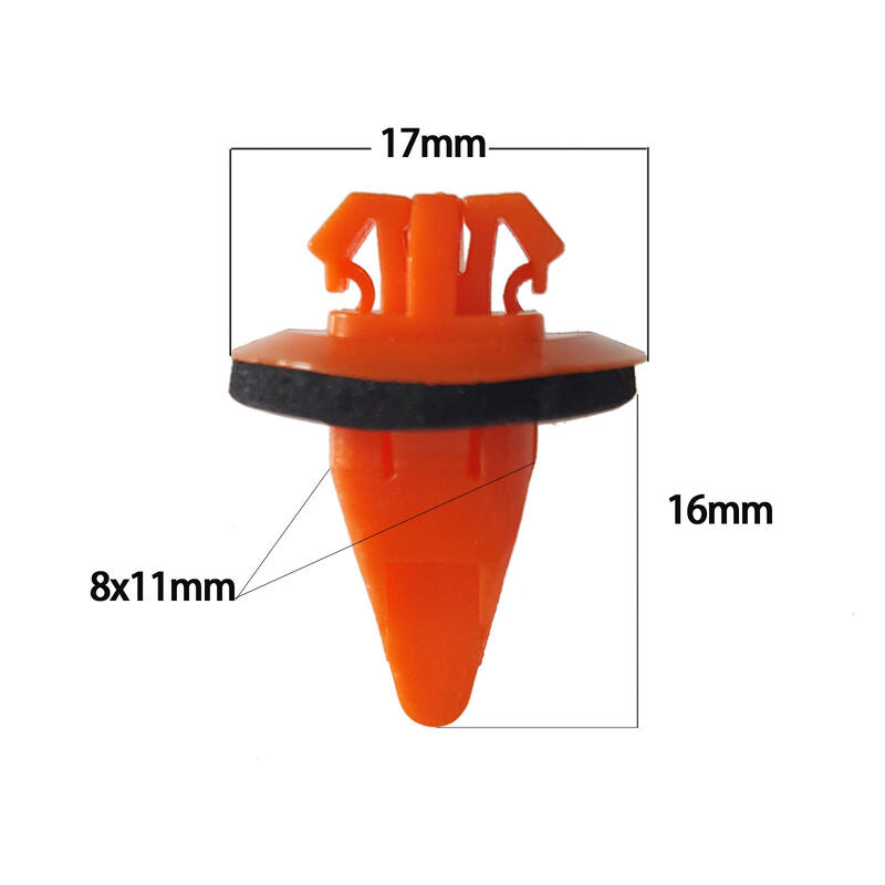 Door Trim Front Body Moulding Repair Flare Panel Clip Fit For Toyota Prado 120 series 12pcs CLIPKIT-TA001 - Machter
