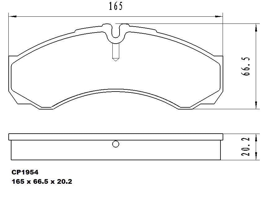 Ceramic Brake Pads CP1954 (DB1954) - Premier Performance Auto Parts