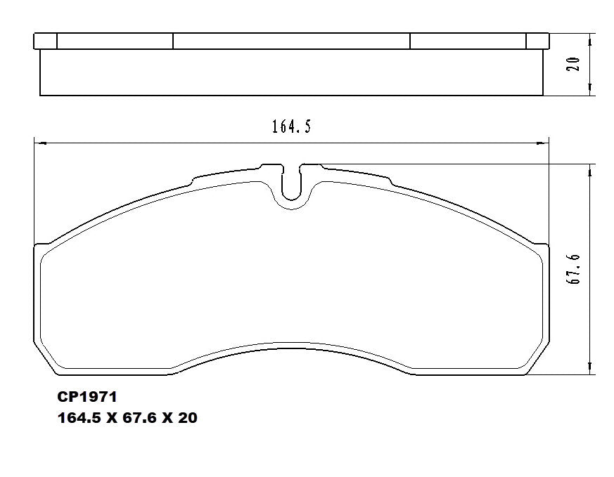 Ceramic Brake Pads CP1971 (DB1971) - Premier Performance Auto Parts