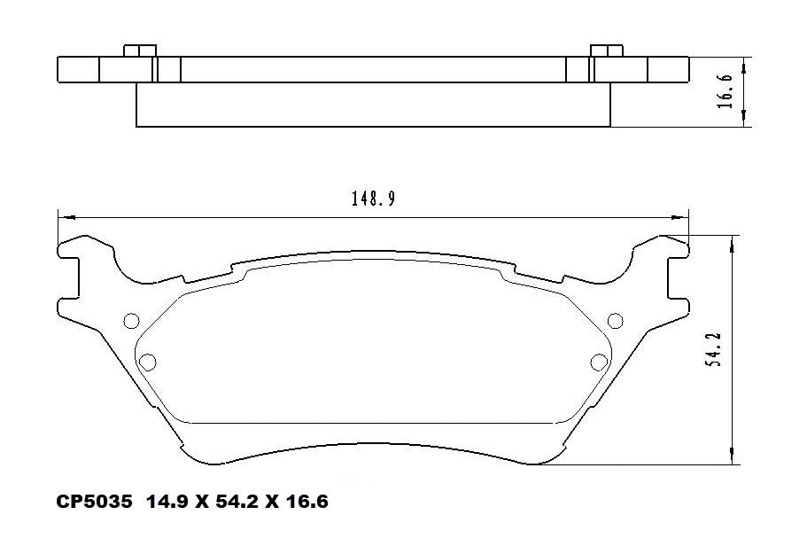 Ceramic Brake Pads CP5035 – Premier Performance Auto Parts
