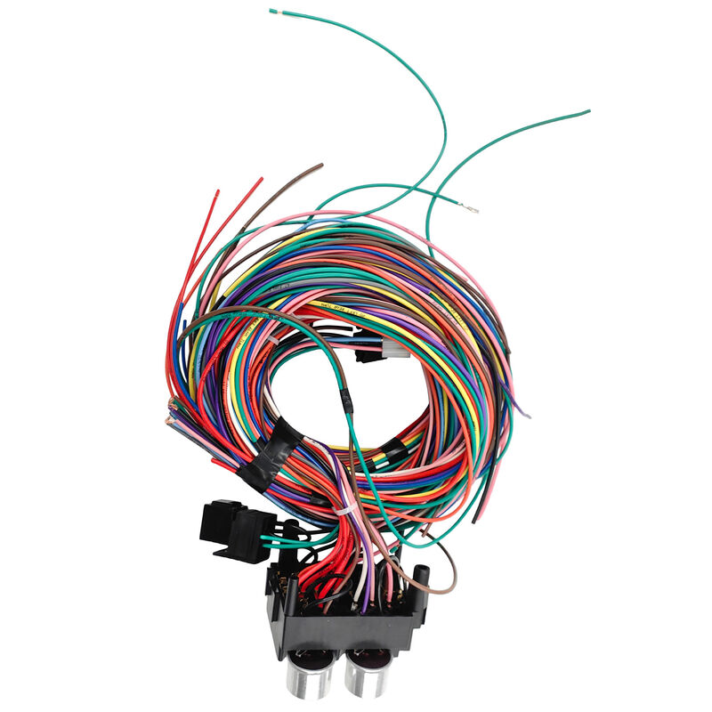 Universal 12 Circuit Wiring Harness Kit 12V Muscle Car Street Hot Rod XL Wires CPLIT-UN12 - Machter