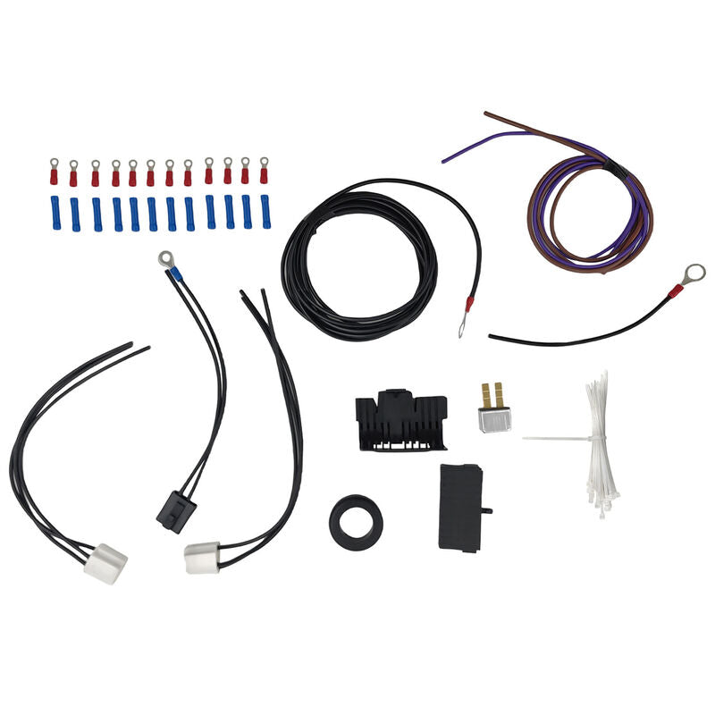 21 Circuit Wiring Harness Kit Extra Long Wires With 17 Fuses & Panel CPLIT-UN21 - Machter