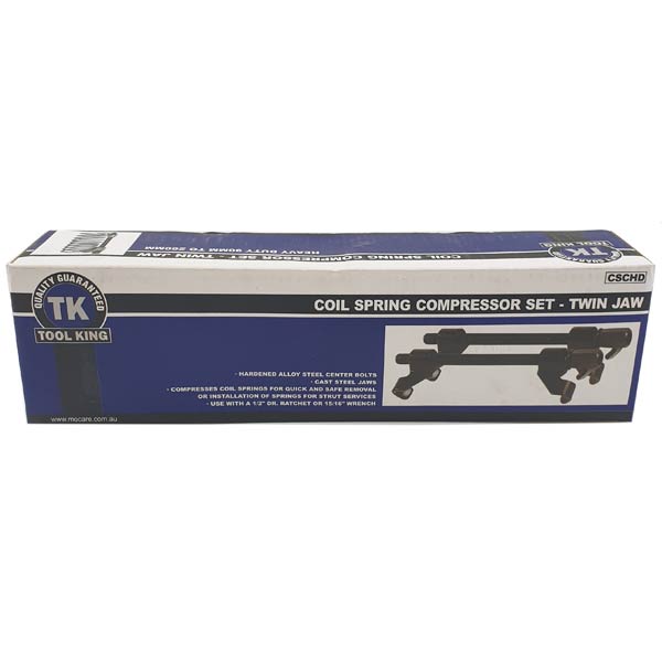 Coil Spring Compressor Set 9" Twin Jaw Heavy Duty - Tool King