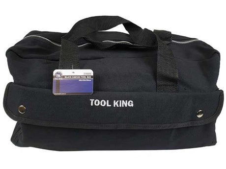 Canvas Tool Bag 450 x 150 x 200mm M/Zip - Tool King | Universal Auto Spares
