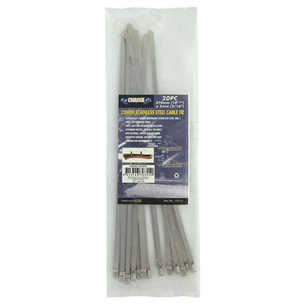 Cable Tie Stainless Steel 270mm X 5mm - Charge