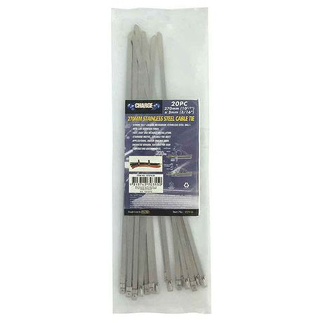 Cable Tie Stainless Steel 270mm X 5mm - Charge | Universal Auto Spares