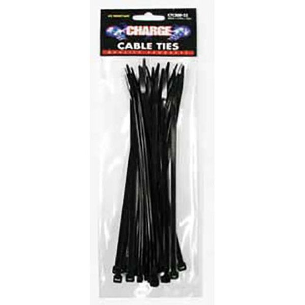 Cable Ties - 200mm 100 Piece Black