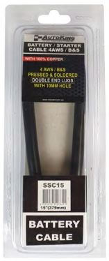 Starter Cable with 10mm Lugs at Each End 12"-38" - AUTOKING