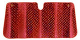 Sun Shade Metallic Red Interior Foldable 147 x 70cm - AUTOKING | Universal Auto Spares