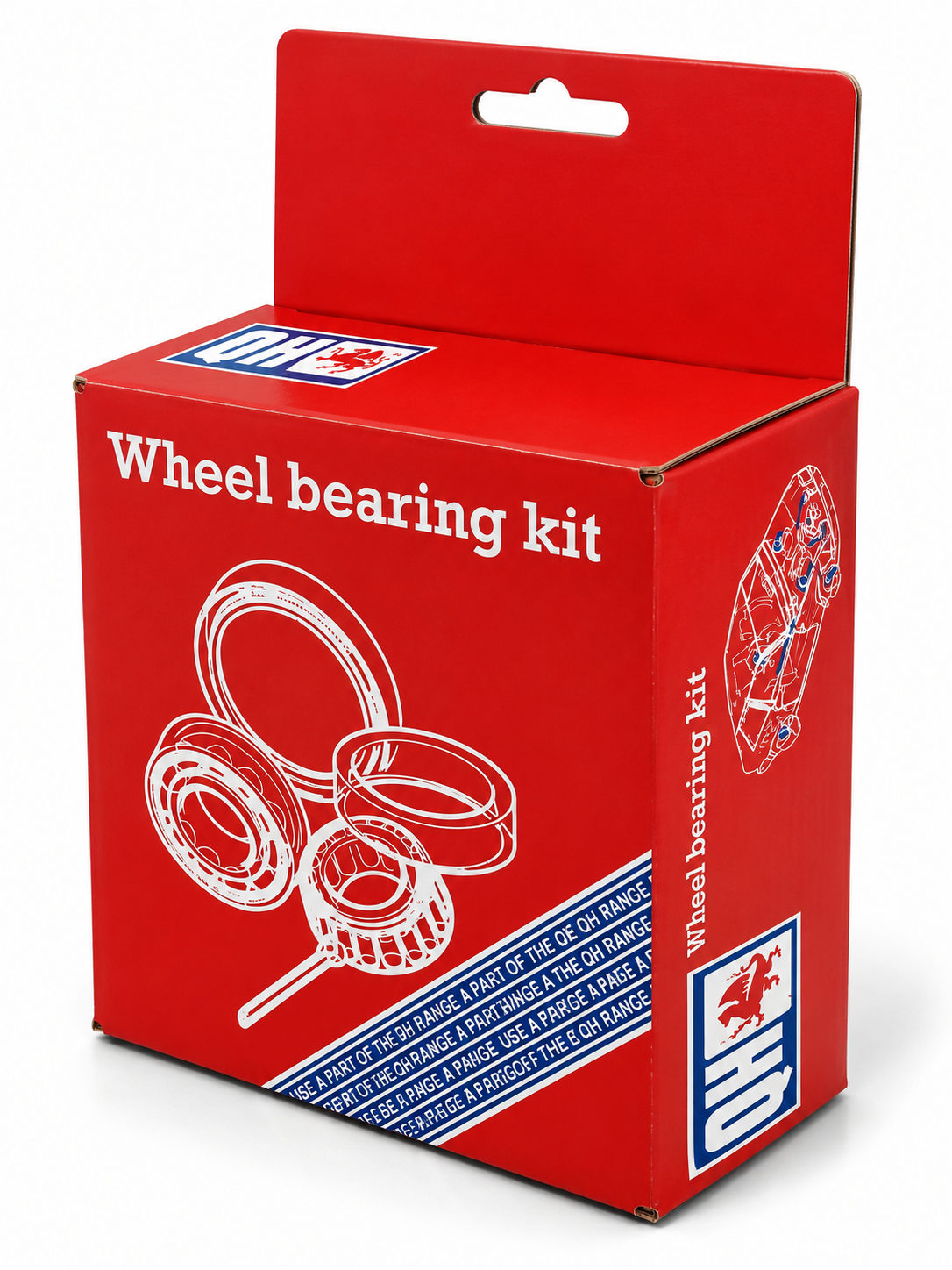 Rear Wheel Bearing Kit Fits Mazda QH6009 - QH