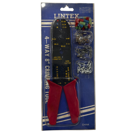 4-Way 8" Crimping Tool - Lintex | Universal Auto Spares