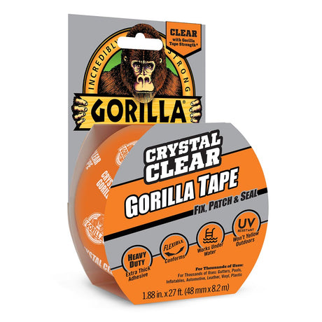 Crystal Clear Tape 48mm x 8.2m - Gorilla | Universal Auto Spares
