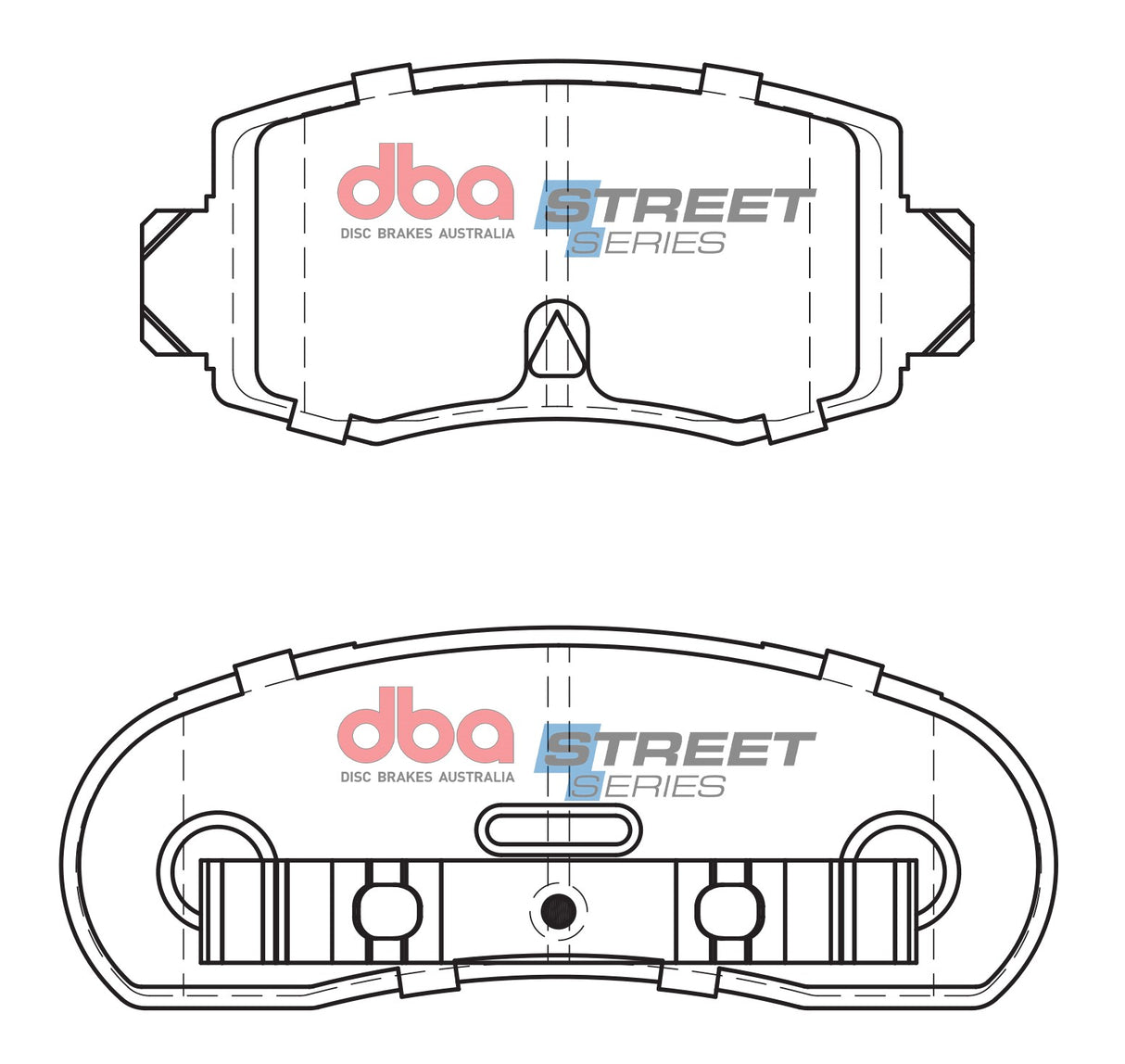 Ss Street Series Brake Pads Ford 1981-88 Rear DB1078SS - DBA