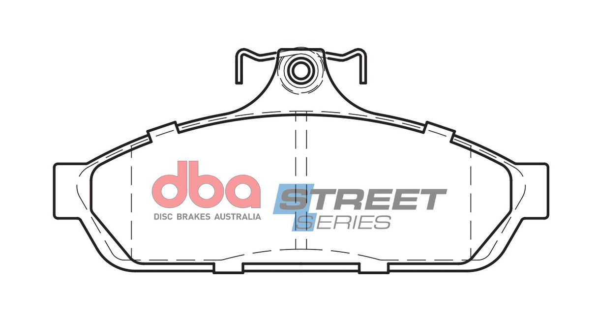 Ss Street Series Brake Pads Chrysler/Holden/Mitsubishi 1978-97 Front DB1085SS - DBA