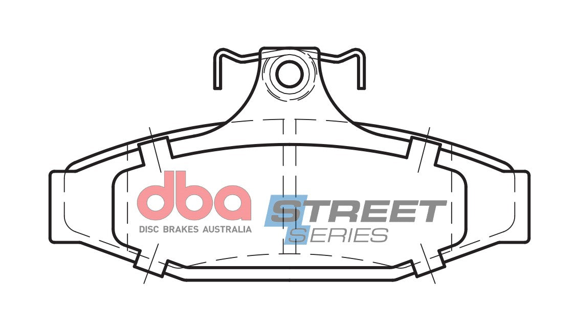 Ss Street Series Brake Pads Ford/Holden 1980-03 Rear DB1086SS - DBA