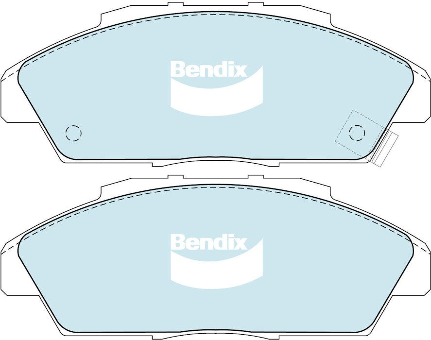 Brake Pad Set For Honda DB1172 GCT - Bendix | Universal Auto Spares