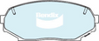 Brake Pad Set For Mazda DB1178 GCT - Bendix | Universal Auto Spares