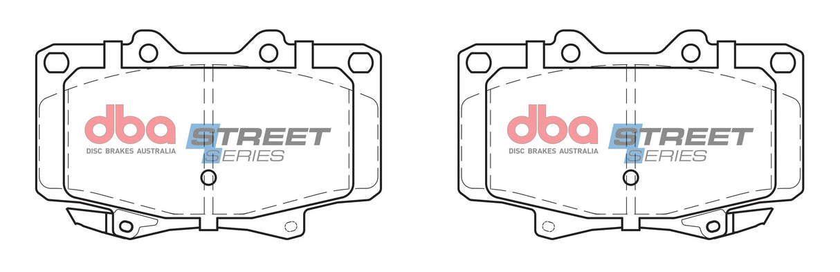 Ss Street Series Brake Pads Toyota 4 Runner & Landcruiser 1990-98 Front DB1199SS - DBA