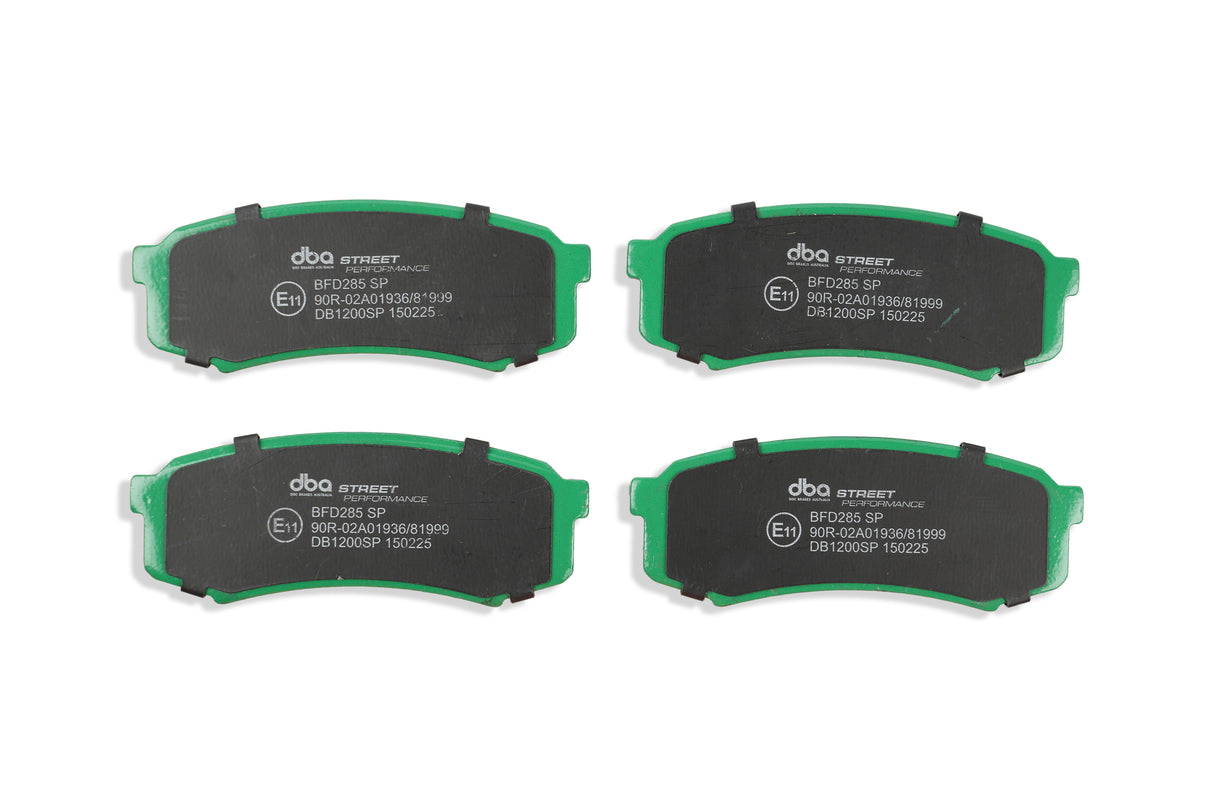 Sp Performance Brake Pads Lexus/Mitsubishi & Toyota 1990-2014 Rear R90 Approved DB1200SP - DBA