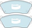Brake Pad Set for Mazda DB1210 GCT - Bendix | Universal Auto Spares
