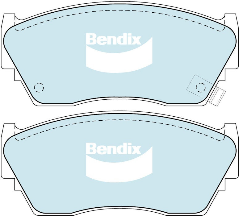 Brake Pad Set for Mazda DB1210 GCT - Bendix | Universal Auto Spares