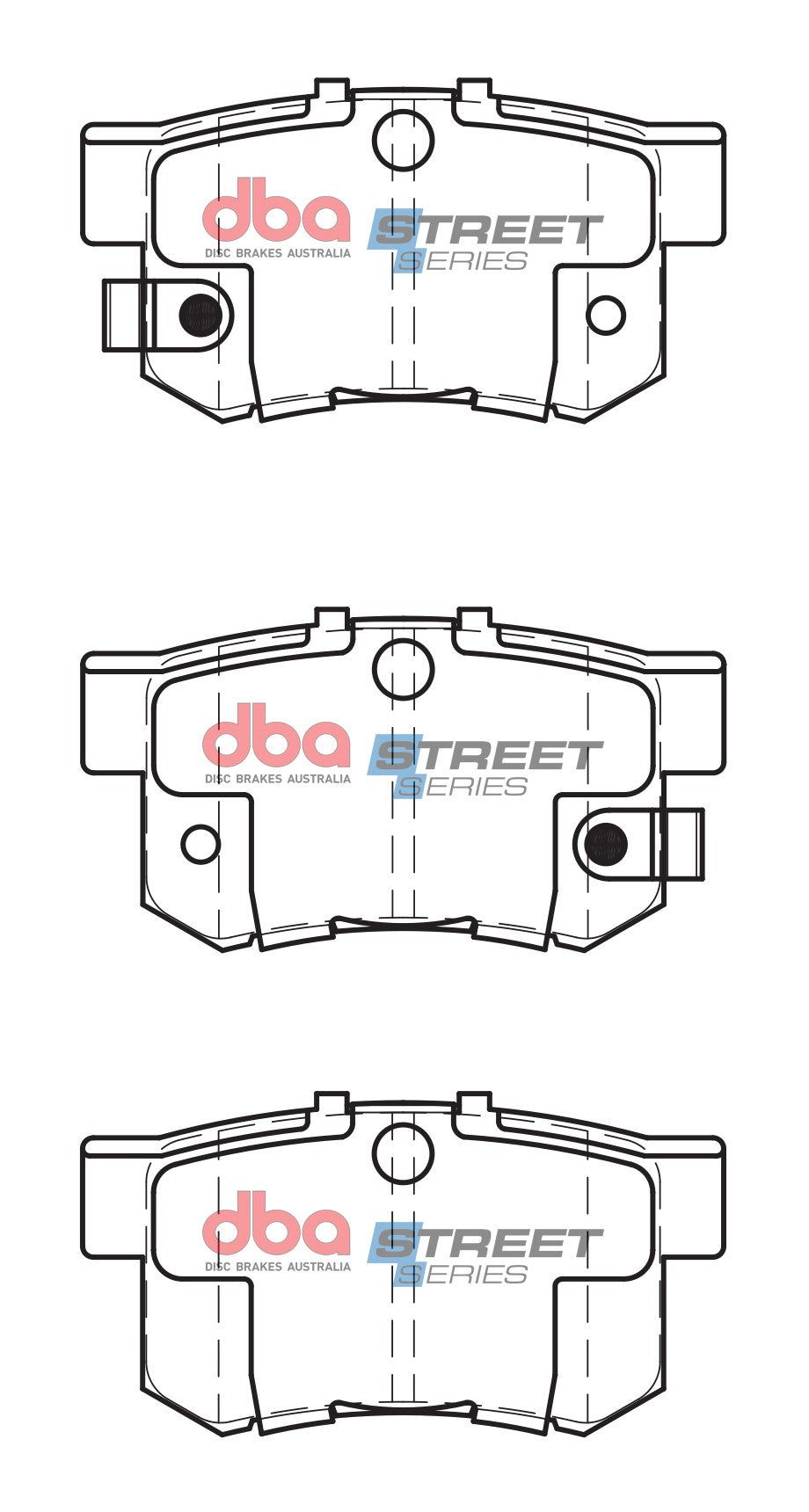 Ss Street Series Brake Pads Honda & Mg 1990-2014 Rear DB1230SS - DBA