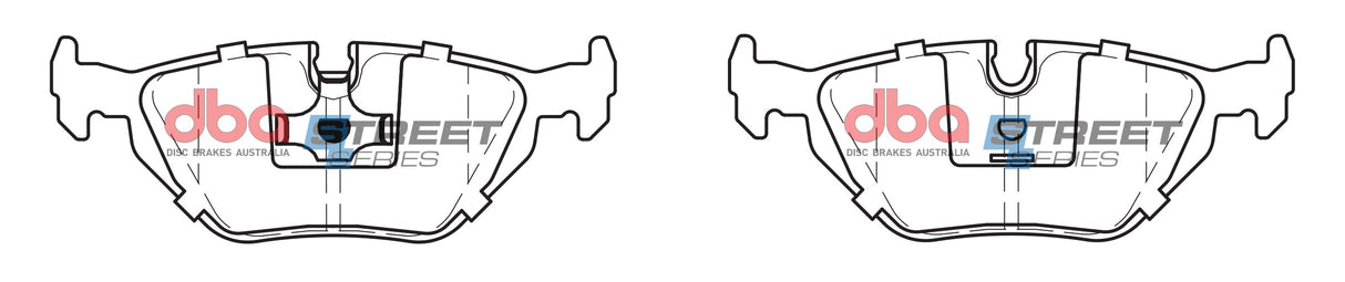 Ss Street Series Brake Pads Bmw 1989-2002 Rear(suits Wear Sensor DBAWS1005) DB1245SS - DBA